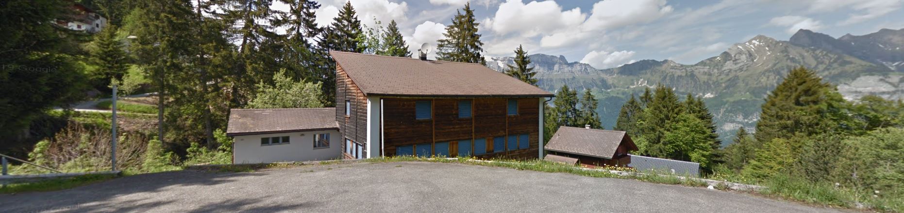 Skihaus SKD auf Google Streetview (Bild: Google Streetview)